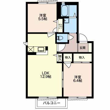 相可駅 徒歩23分 1階の物件間取画像