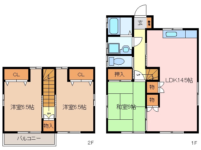 森井駅部田一戸建Ⅱの物件間取画像