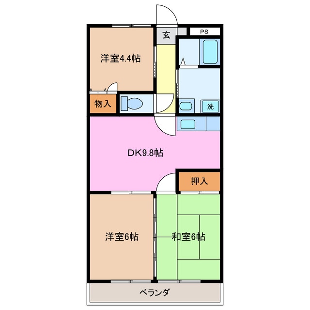 五十鈴ケ丘駅 徒歩30分 1階の物件間取画像