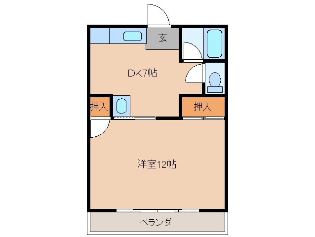 斎宮駅 徒歩20分 2階の物件間取画像