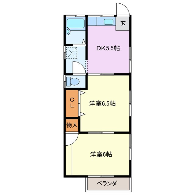 志摩神明駅 徒歩46分 2階の物件間取画像