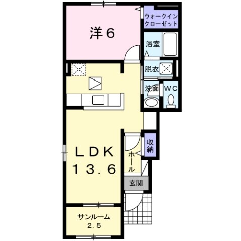 漕代駅 徒歩60分 1階の物件間取画像