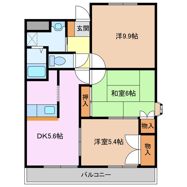 阿漕駅 徒歩24分 1階の物件間取画像