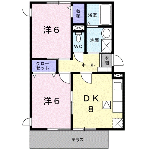 阿漕駅 徒歩30分 1階の物件間取画像