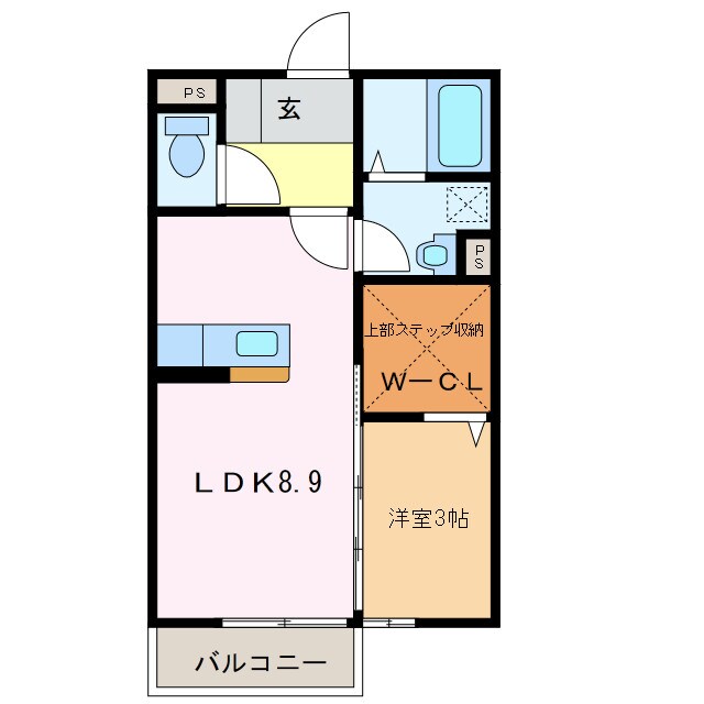 桃園駅 徒歩20分 2階の物件間取画像