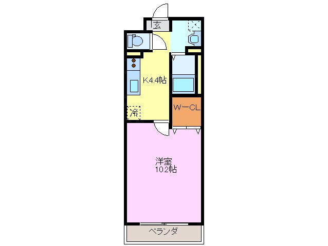 江戸橋駅 徒歩14分 2階の物件間取画像