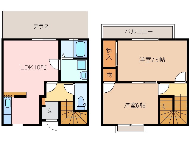 グランドマリーナC棟の物件間取画像