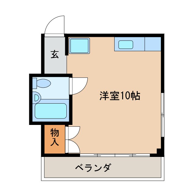 阿漕駅 徒歩9分 3階の物件間取画像