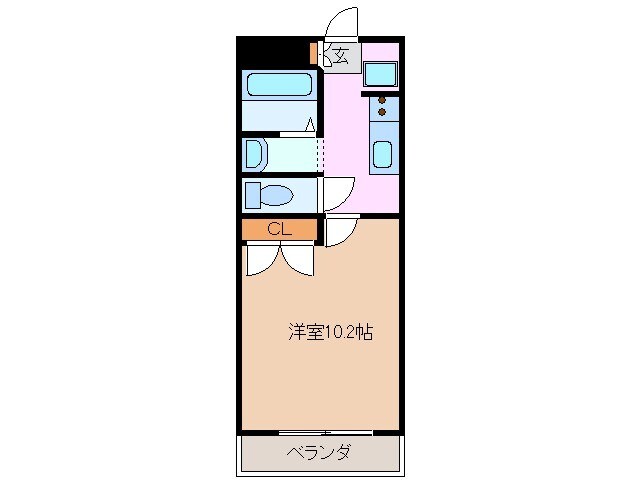 江戸橋駅 徒歩7分 2階の物件間取画像
