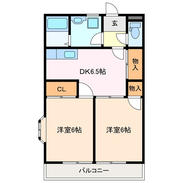 エクセルの物件間取画像