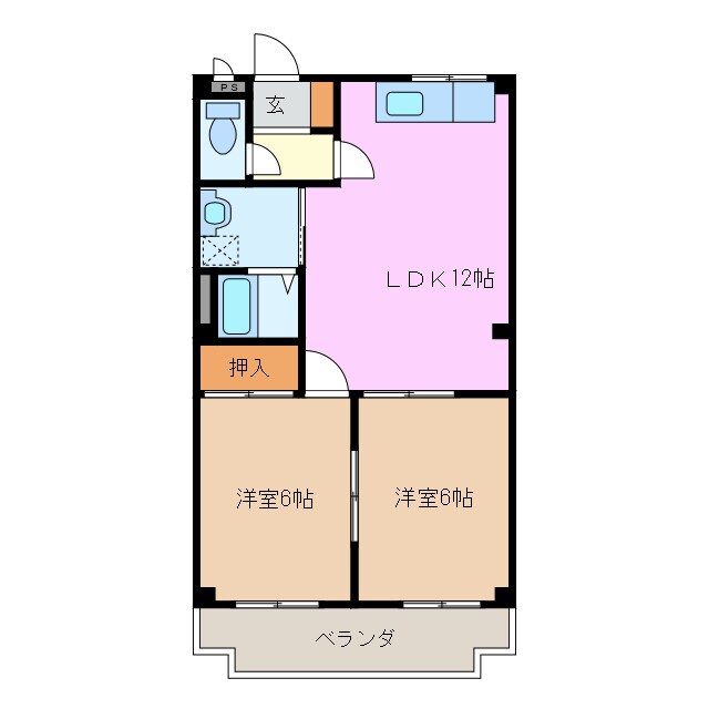 Ｙｏｕ＆Ｍｅ西条の物件間取画像