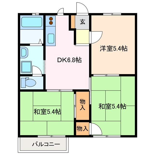 ラフィーネ桜島の物件間取画像