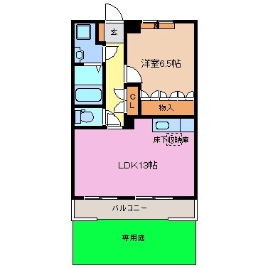 フラントゥールの物件間取画像