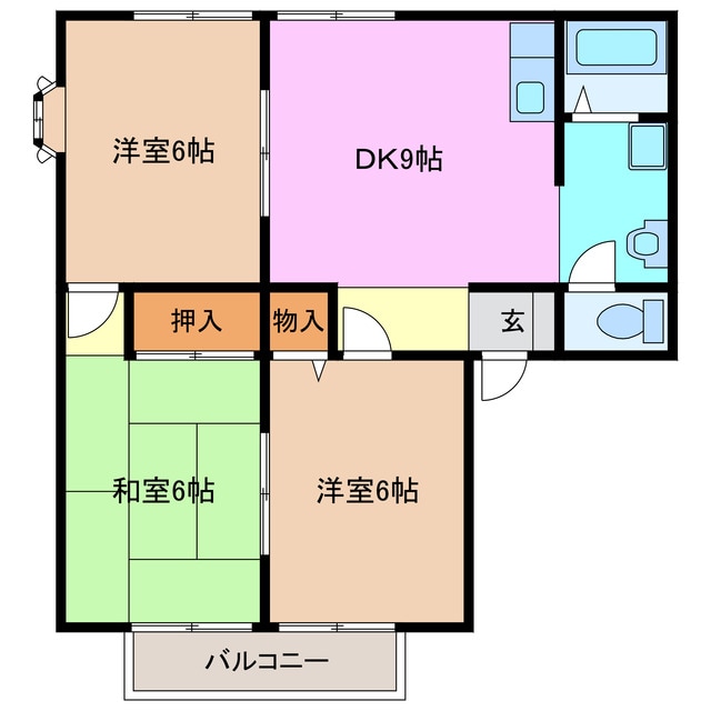 ＷＩＮＤＩＡの物件間取画像