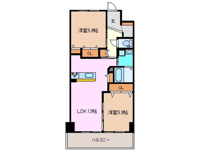 レコルテの物件間取画像