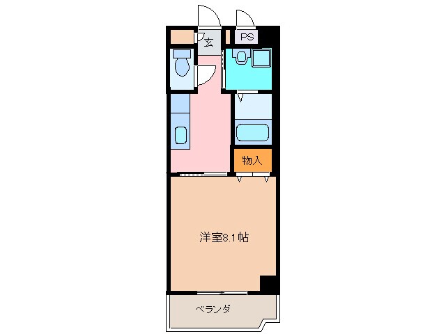 平田町駅 徒歩14分 3階の物件間取画像
