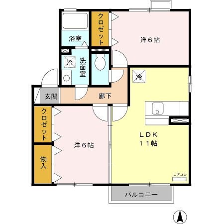 シティコートの物件間取画像