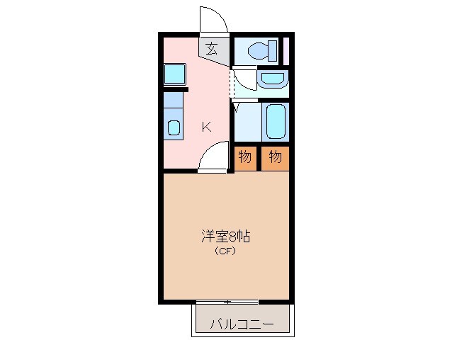 スカイヒルズの物件間取画像