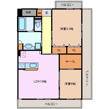 コーディアルコート　津の物件間取画像