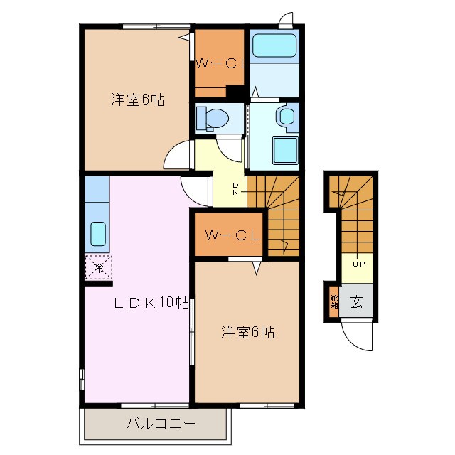 グリース　Ａの物件間取画像