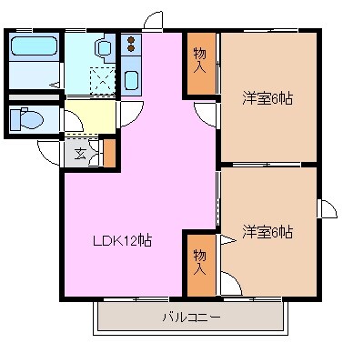 シャルマンエル　Ⅰの物件間取画像