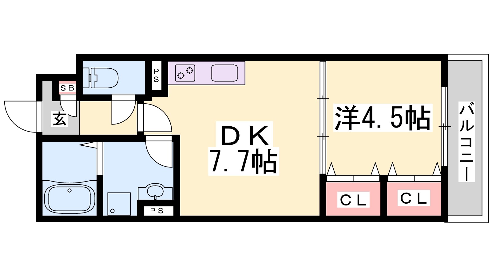 KTIレジデンス上沢Ⅱの物件間取画像