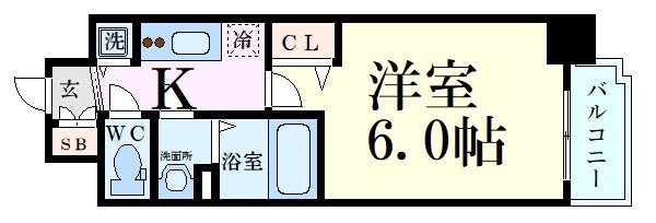 プレサンス新大阪コアシティの物件間取画像