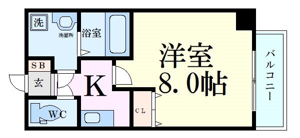 ASTIA西中島Ⅱの物件間取画像