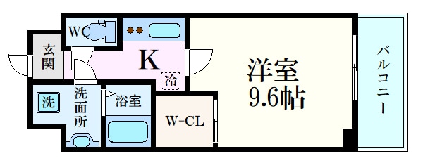 ＧＲＯＯＶＥ江坂の物件間取画像