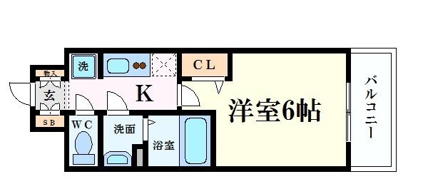天満橋駅 徒歩8分 14階の物件間取画像