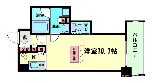 アーバネックス北浜の物件間取画像