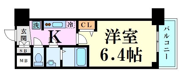 プレサンス新大阪イオリアの物件間取画像