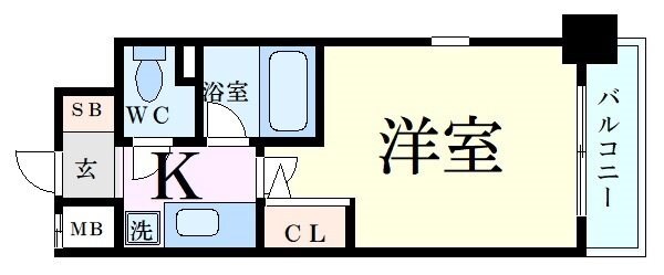 エスリード新大阪第7の物件間取画像