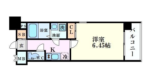 wens東心斎橋(ウエンズ東心斎橋）の物件間取画像