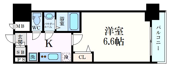 プレサンス朝潮橋ベイ・ブリーズの物件間取画像