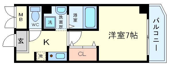 IF西梅田の物件間取画像