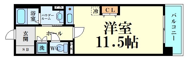 プレミュール阿波座の物件間取画像