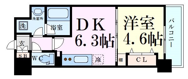 アーバネックス同心　の物件間取画像