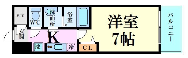 リッツ新大阪の物件間取画像