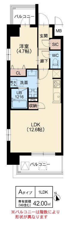 スプランディッドⅧの物件間取画像