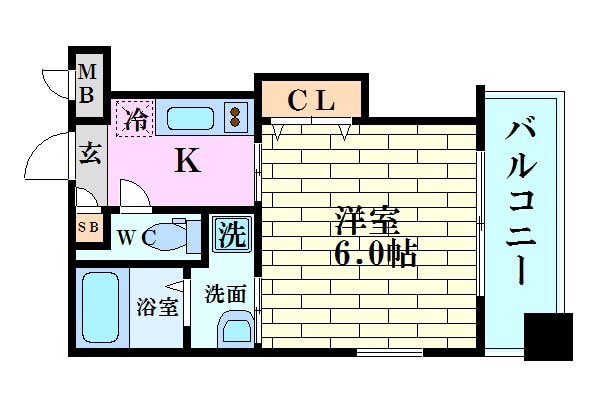 天神橋筋六丁目駅 徒歩2分 15階の物件間取画像