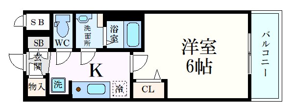 プレサンス野江内代ペルティエの物件間取画像