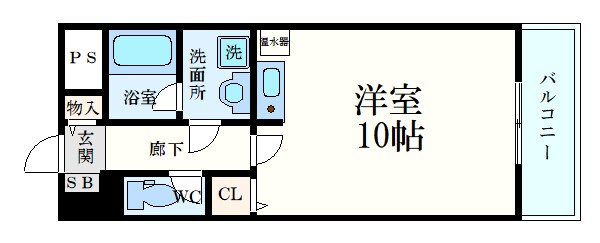 サニーセレクトコーポの物件間取画像