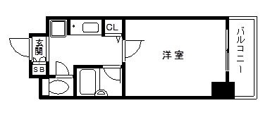 心斎橋駅 徒歩10分 5階の物件間取画像