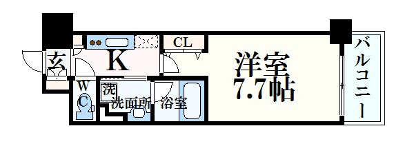 大阪駅 徒歩10分 3階の物件間取画像