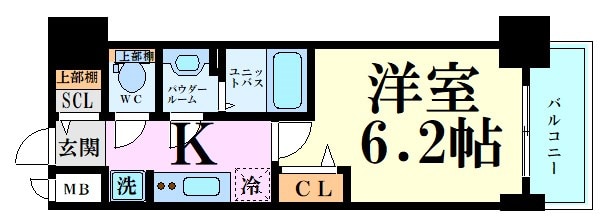 プレサンス堺筋本町ディスティニーの物件間取画像