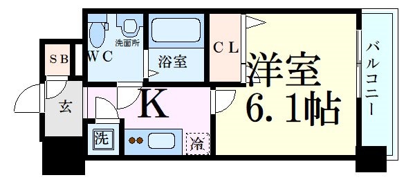 エスリード北大阪レジデンスの物件間取画像