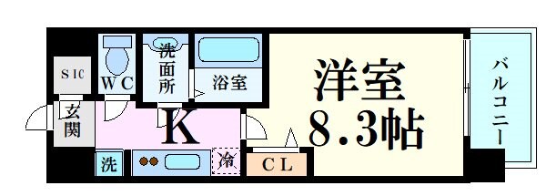 リッツ新大阪の物件間取画像