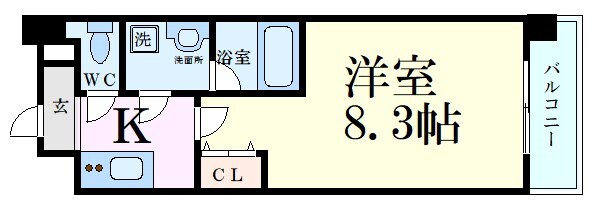 スプランディッド新大阪Ⅲの物件間取画像