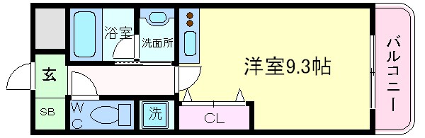 サンロワール江坂の物件間取画像